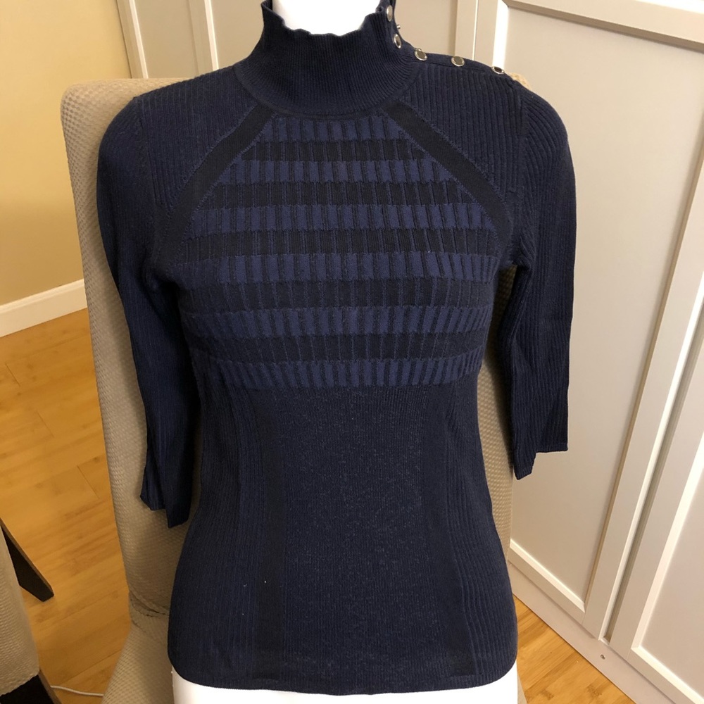 COPY - Karen Millen navy knit sweater